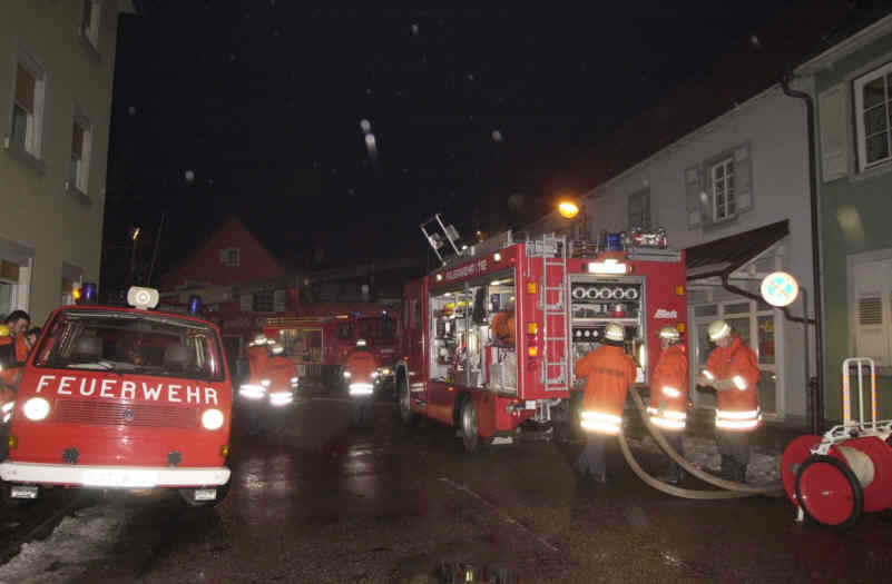 Wohnhausbrand 11/12.01.2002 in Lichtenau